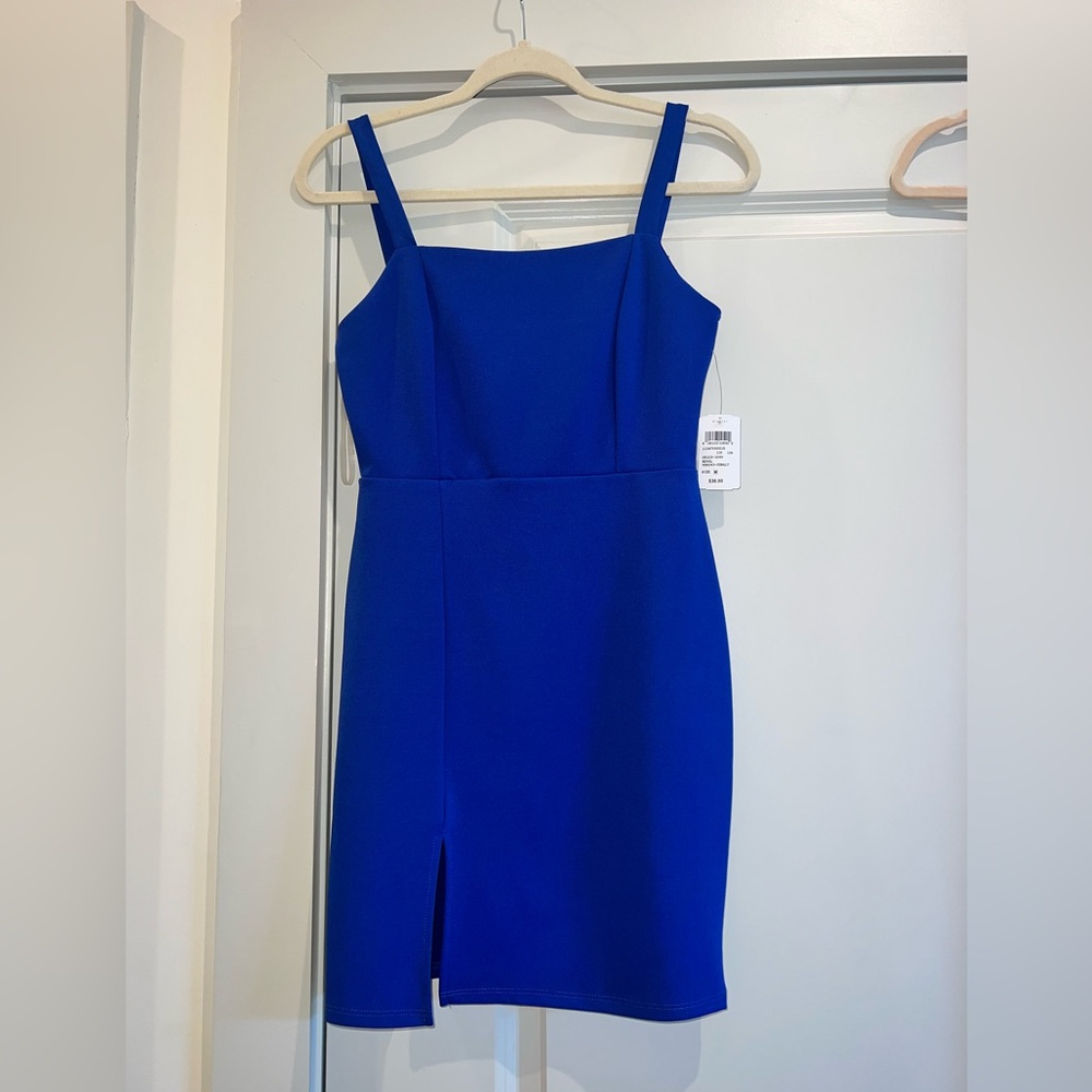 Windsor Royal Blue Midi Dress